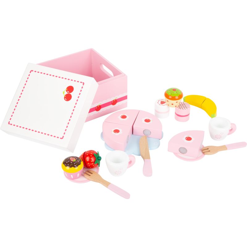Set de postre en caja - Juguete de madera
