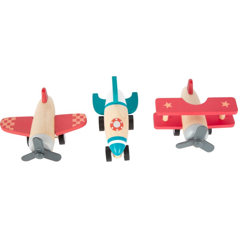 Set de aviones y cohete de tracción