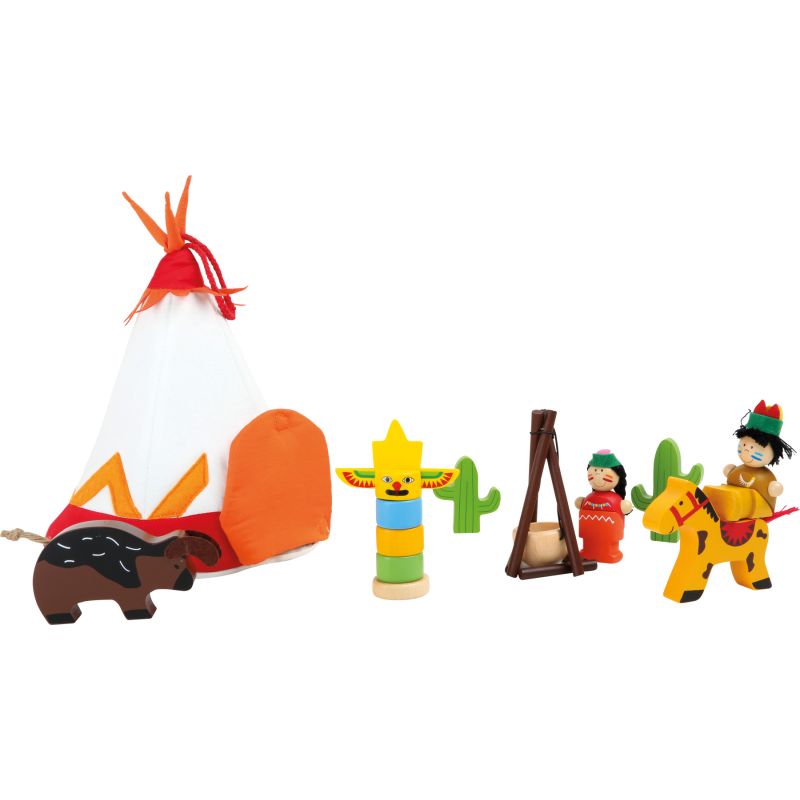 Set de figuras de Madera Indios - Legler - imagen 4