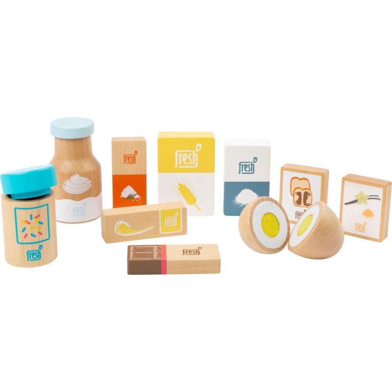 Set de ingredientes para hornear fresh , juguete de madera - imagen 7