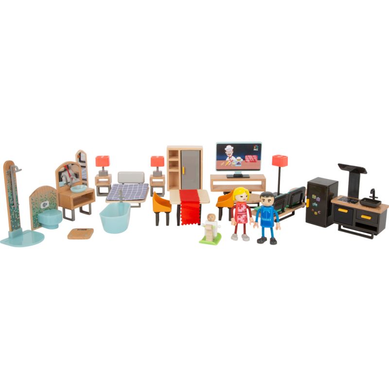 Set de muebles para casas de muñecas modernas - imagen 7
