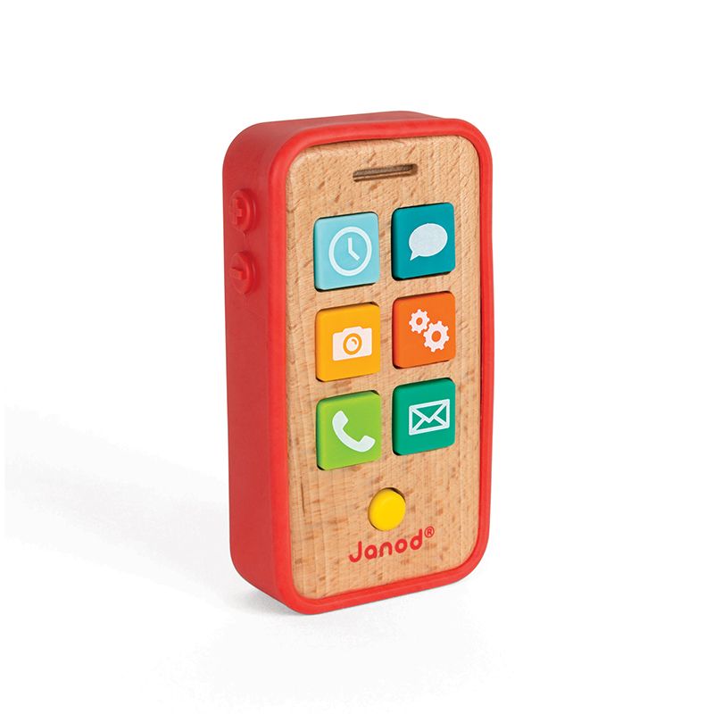 Teléfono Sonoro Janod, Juguete de madera
