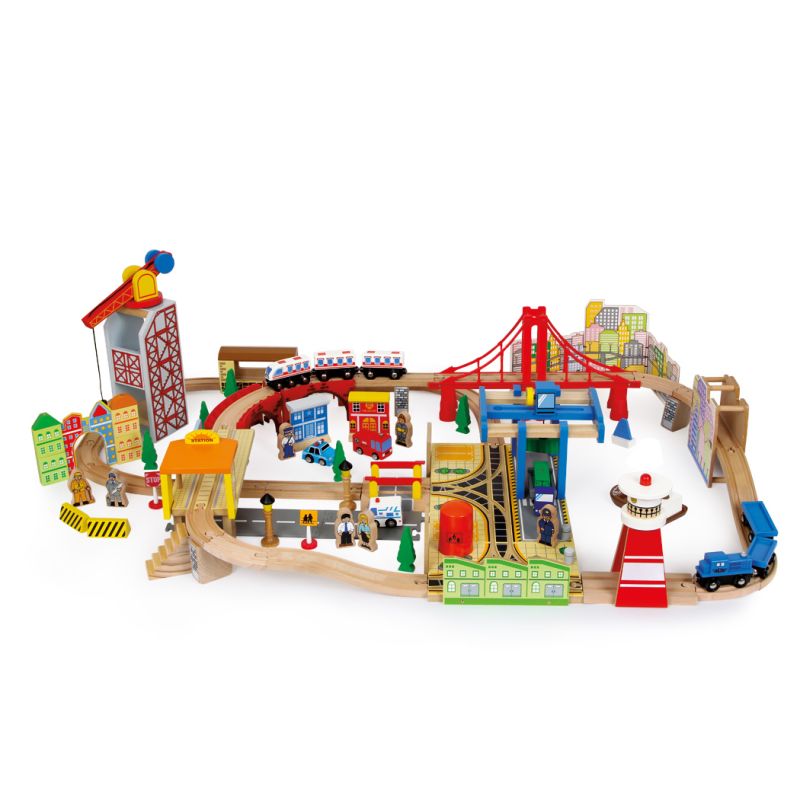 Tren de madera Puerto