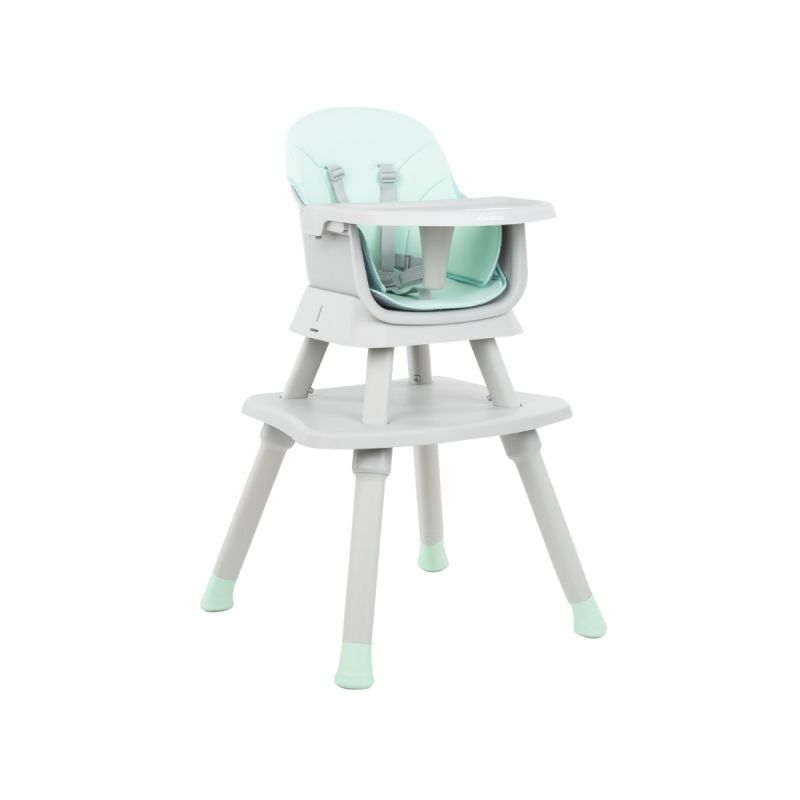 Trona 6 en 1 Eat and Play color Menta,  Kikkaboo