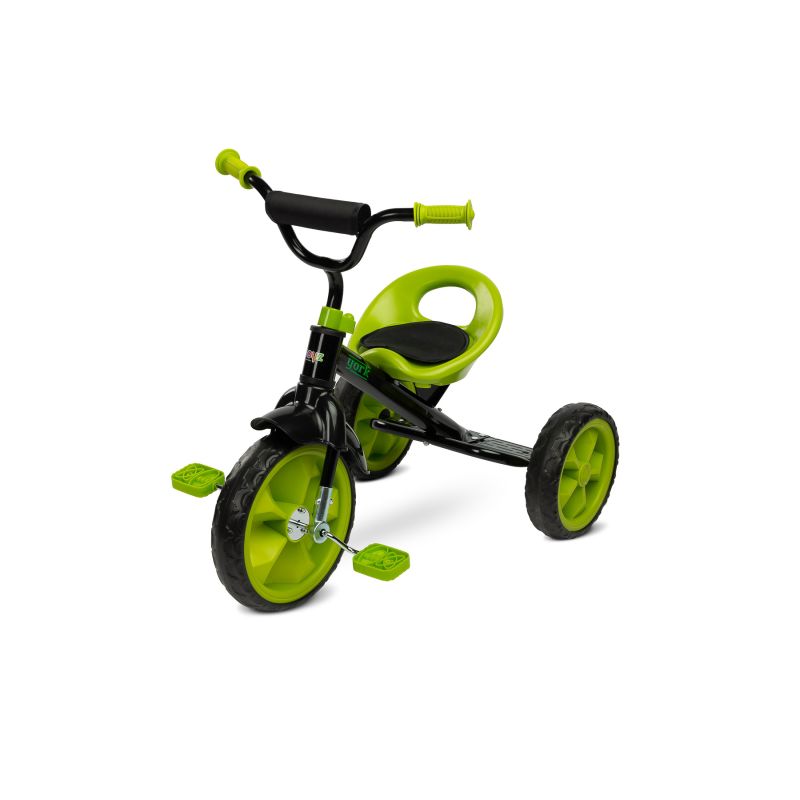 Triciclo York, bicicleta infantil ligera y compacta con pedales, ideal para primeros ciclistas en crecimiento.
