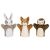 Pack de 3 marionetas de ardilla, conejo y erizo, de Goki - imagen 2