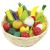 Cesta con frutas y verduras variadas, de Goki