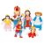 Familia Real de muñecos articulados y flexibles, de Goki