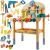 Taller Infantil de Madera 3-en-1 con Herramientas – Banco de Trabajo Educativo KRUZZEL