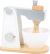 Amasadora manual de madera para cocina infantil