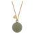 Collar Bola de Embarazo – Joya Tradicional  Verde Taupe