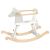 Caballo balancín Blanco de madera Goki