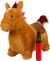 Caballo saltarín de peluche
