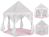 Carpa Infantil Gris y Rosa