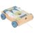 Carrito de arrastre con 20 piezas de construcción Lifestyle Aqua , Goki