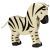Figura de madera Cebra Levantada Holztiger - imagen 2