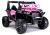 Coche Eléctrico Infantil Jeep JC666 Rosa con Control Remoto y Asiento de Cuero - imagen 2