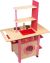 Cocinita de madera rosa 
