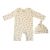 Set Bebé Orgánico Recién Nacido con Gorro – Algodón GOTS Suave 0-3 Meses | Clair de Lune