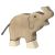 Figura de madera Elefante pequeño con la Trompa levantada Holztiger - imagen 2