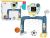 Set Deportivo 3 en 1 para Niños Pequeños - Golf, Baloncesto y Fútbol - imagen 2