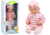 Muñeca Bebé con Jersey de Rayas, Gorro y Bufanda Rosa – 39 cm - imagen 2