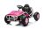 Buggy Eléctrico A8812 24V Rosa con Asiento de Cuero y Ruedas EVA