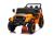 Coche Eléctrico Infantil 24V YSA8813 Naranja con Control Remoto y Asiento de Ecocuero