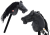 Cabeza de Caballo de Peluche | Hobby Horse Negro con Sonidos Realistas - imagen 2