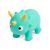 Dinosaurio Infable de goma para NIños que salta-Verde - imagen 2