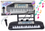 Piano Eléctrico Infantil con Micrófono y Soporte