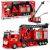 Camión de bomberos Lean toys con brazo extensible y cañón de agua