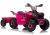 Quad Bike Rosa Eléctrica con Remolque XMX630T