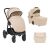 Carrito de bebé 2en1 Kikkaboo Naya Beige, versátil y cómodo