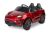 Coche eléctrico infantil Porsche Macan rojo Toyz con licencia oficial, vista frontal