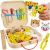 Kruzzel 26581 Caja de Herramientas de Madera para Niños