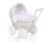 Carrito de Muñecas My Sweet Baby - Mimbre Blanco y Ropa Suave