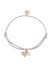 Llamador de Ángeles Proudmama Pulsera Mea Corazón Rosa y Morado