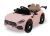 Coche eléctrico infantil Toyz Volti rosa con puertas abatibles, vista frontal