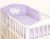 Protectores de Cuna My Sweet Baby - Corazones en Puntos Blancos