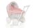 Cochecito de Muñecas de Mimbre con Ropa My Sweet Baby