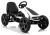 Go-Kart infantil Mercedes blanco Lean Cars a pedales, vista frontal