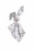 Manta de algodón con conejito My Sweet Baby - Doudou Soft Cosy