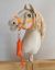 Halter A3 y Tether para Hobby Horse My Sweet Baby - Neon Naranja