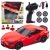 Coche deportivo RC Drift rojo con control remoto para emociones al volante.