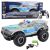 Coche de Policía RC Off-Road 1:8 con luces y sonido
