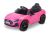 Coche eléctrico Audi A5L rosa Toyz con diseño atractivo y características seguras.