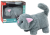 Gato Interactivo de Peluche que Camina y Maulla Gris