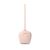 Portachupetes de silicona Babyono en rosa, práctico y seguro
