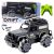 Coche Todo Terreno RC con Control Remoto 360° Rotación 1:12 Negro
